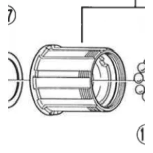 1 Corps De Roue Libre SHIMANO Y31D98010 FH-1056 Complete Freewheel Body 1 1 Corps De Roue Libre SHIMANO Y31D98010 FH-1056 Complete Freewheel Body