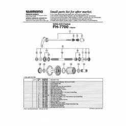 1 Corps De Roue Libre SHIMANO Y3A098010 FH-7700 Dura-Ace Complete Freewheel Body -Pièces Boutique 1 corps de roue libre shimano y3a098010 fh 7700 dura ace complete freewheel body 2