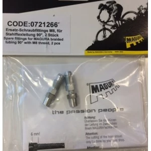 1 Kit De 2 Raccords Pour Durite Aviation MAGURA M8 90° 0721266 2 1 Kit De 2 Raccords Pour Durite Aviation MAGURA M8 90° 0721266 – Image 2