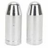 2 Bouchons De Valve TRIK TOPZ Balle Caps Shrader Argent