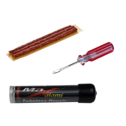 Kit De Réparation MAXALAMI Basic Tube Tubeless Repair Avec 3 Mèches & Outil D'insertion