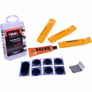 Kit De Réparation VELOX Repair Kit Avec Colle, Rustines & 3 Démontes Pneus 2 Kit De Réparation VELOX Repair Kit Avec Colle, Rustines & 3 Démontes Pneus – Image 2