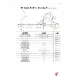 Pièces Boutique -Pièces Boutique kit piston formula fd40048 20 b4 team b4 pro 4racing xc 1