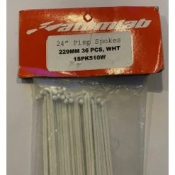 Pack De 36 Rayons ATOMLAB Acier / 229mm Blanc (BMX VTT 24") -Pièces Boutique pack de 36 rayons atomlab acier 229mm blanc bmx vtt 24 4