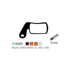 Plaquettes ASHIMA AD0205-SM Semi Metal MAGURA Marta Marta SL 2002/2008 5 Plaquettes ASHIMA AD0205-SM Semi Metal MAGURA Marta Marta SL 2002/2008 -Pièces Boutique plaquettes ashima ad0205 sm semi metal magura marta marta sl 20022008 1